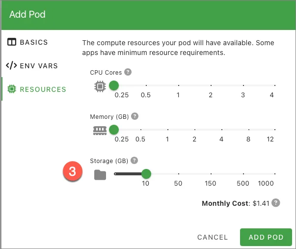 Image pikapods add resources